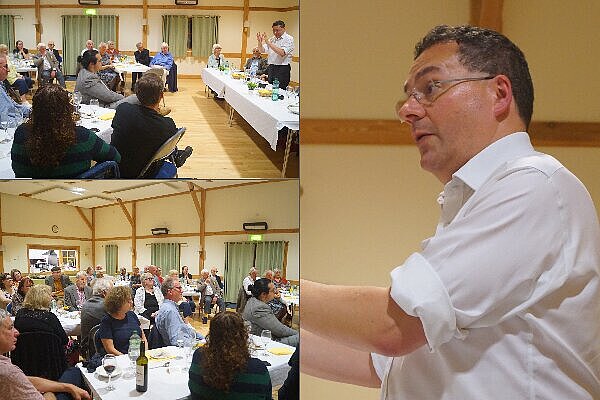Mark Pack speaking at annual dinner Mark Pack speaking at annual dinner 2023
